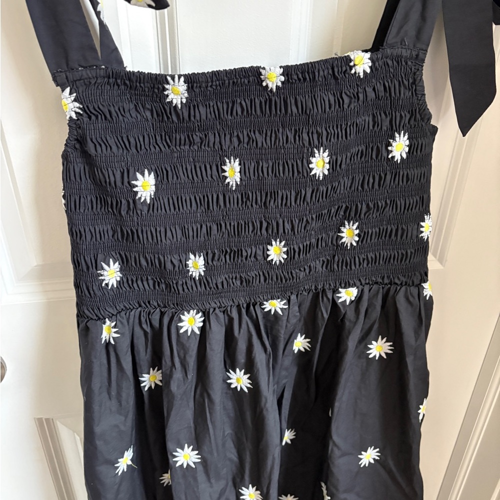 Never Fully Dressed tie shoulder daisy embroidered maxi dress women’s 12 - Picture 4 of 8